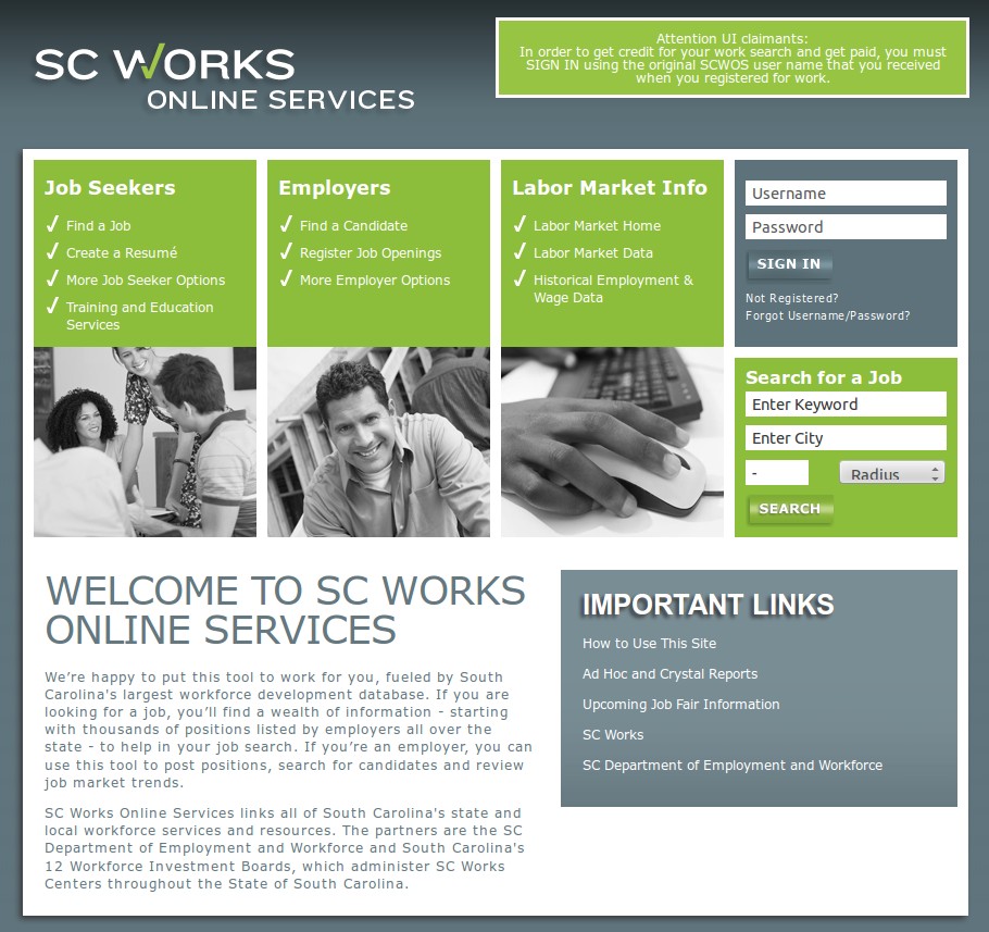 South-Carolina-SWA-SC-Works-Online-VOSNET