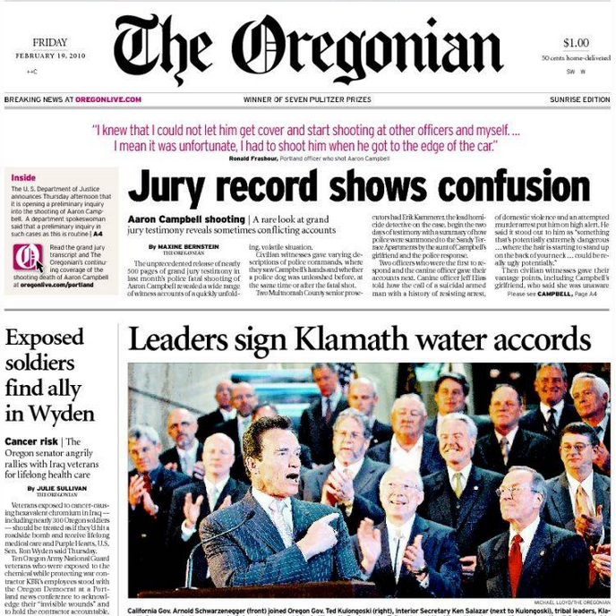 PERM Advertising The Oregonian